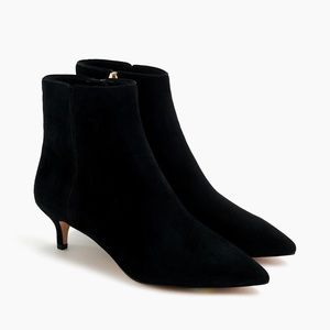 J. Crew “Fiona” Suede Kitten Heel Bootie